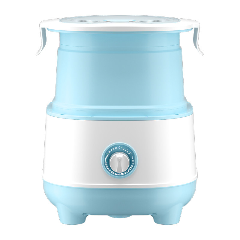 polo洗袜子神器内衣裤宿舍小型迷你脱水甩干折叠洗衣机婴儿童家用