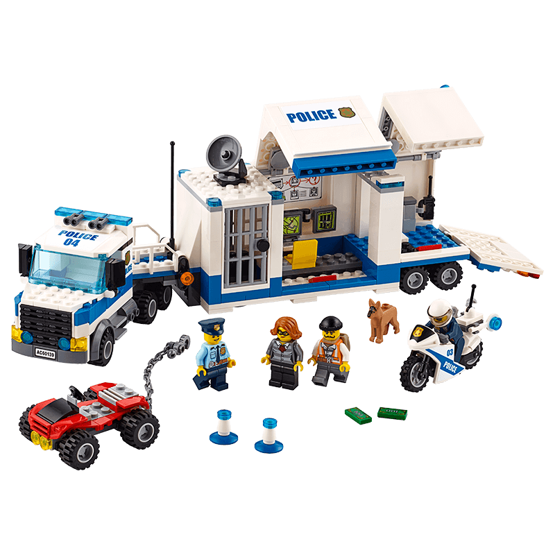 【官方】乐高城市系列移动指挥中心60139玩具礼物礼盒6-12岁积木