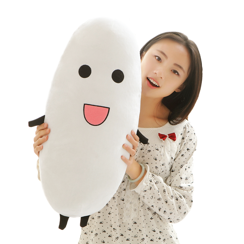 创意大米公仔长条抱着睡觉的布娃娃抱枕儿童礼物毛绒玩具玩偶可爱