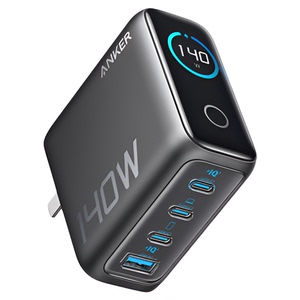 【國(guó)家3C認(rèn)證】Anker安克智顯充140W氮化鎵充電器適用華為蘋果16iPhone15手機(jī)Macbook平板13電腦筆記本PD快充