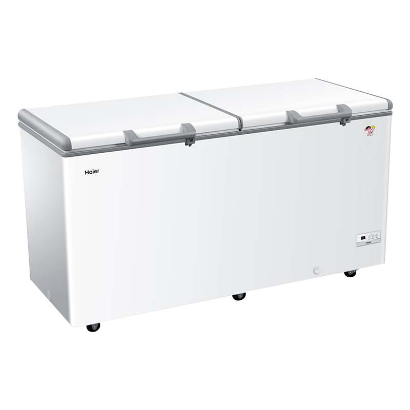 海尔bc/bd-429hem冰柜商用家用小型保鲜冷冻柜卧式两用全冷冻冰箱