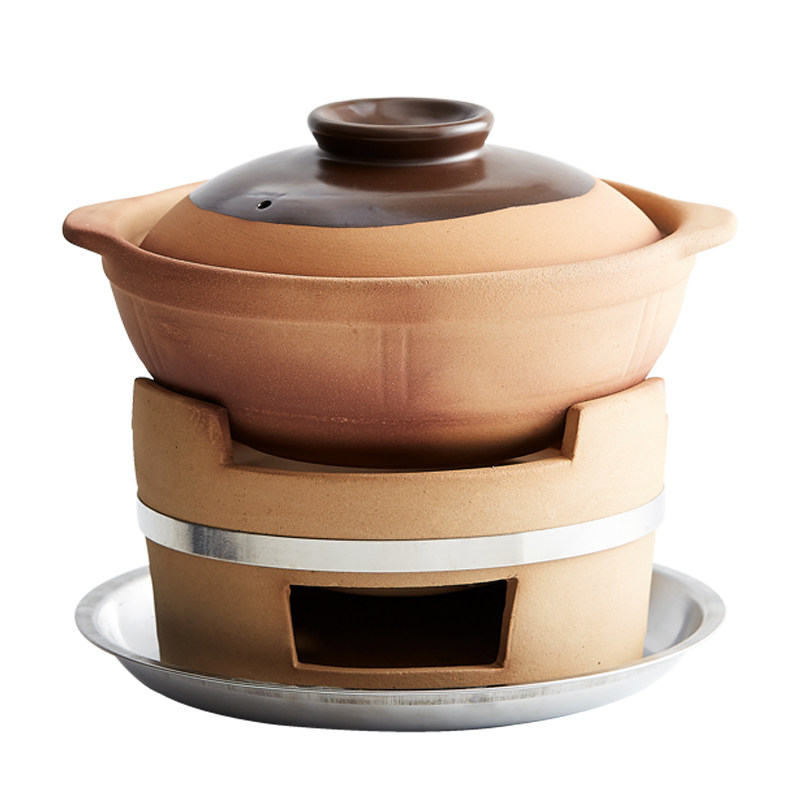 碳炉家用老式陶土泥炉商用木炭火锅炉港式打边炉烧火炉小炭炉砂锅