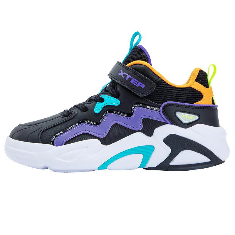 特步2023春秋款新款儿童男孩男童鞋主图