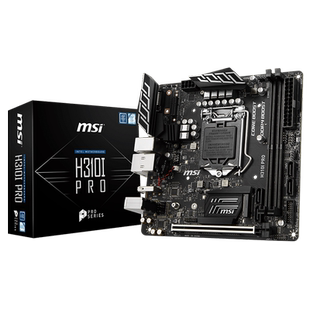 msi/微星h310m gaming arctic极地板主板支持英特尔八九代cpu处理