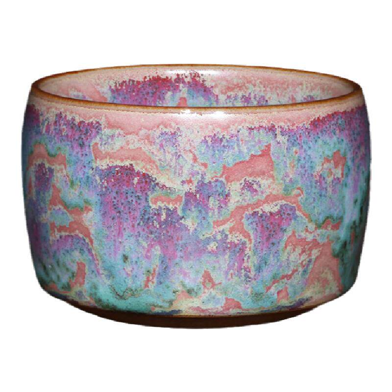 翟群 手工煤烧个人杯钧窑茶盏禹州钧瓷茶具主人杯下单送名家作品