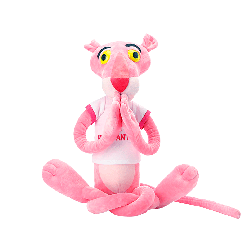 达浪粉红豹公仔超大号粉红顽皮豹娃娃毛绒玩具抱枕床上礼物送正版