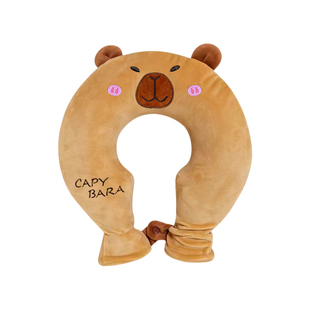 热水袋U型颈椎热敷注水肩颈理疗防爆加厚脖子护颈袋颈椎热敷水袋