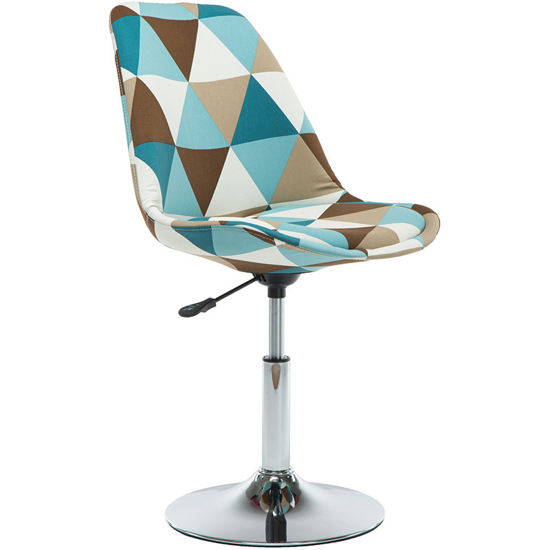 小电脑椅家用办公椅转椅靠背学生椅学习椅可升降椅书房书桌白椅子