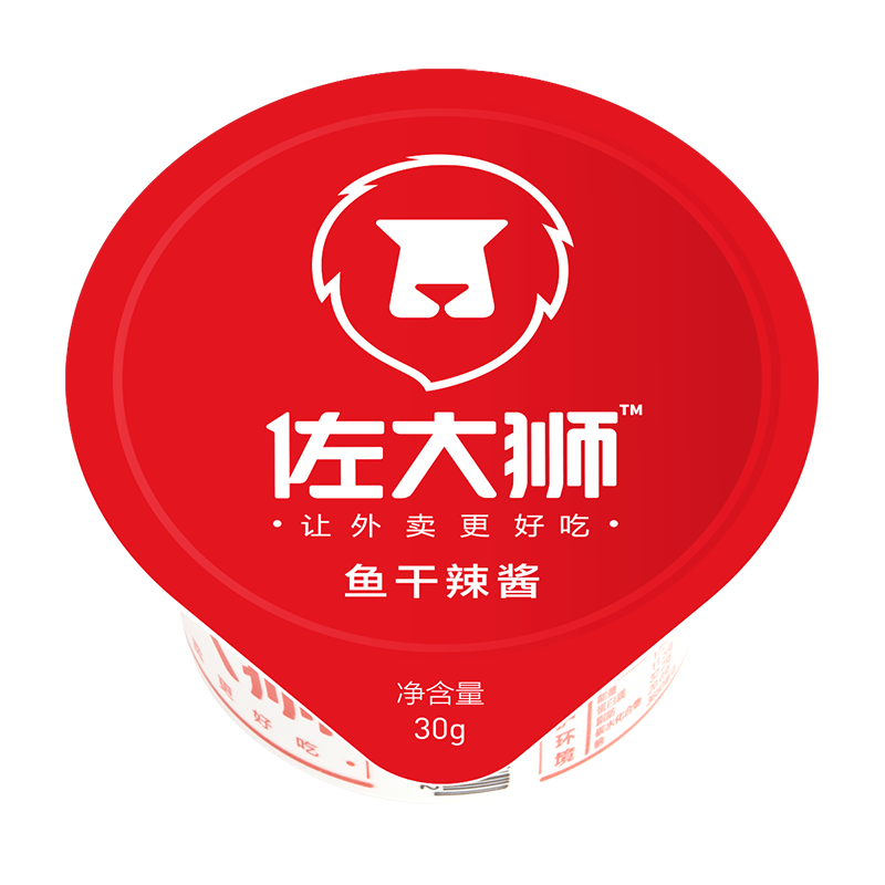 【佐大狮鱼干辣酱12罐装】 鲜香鳙鱼肉 入口细腻 网红佐餐 一人食