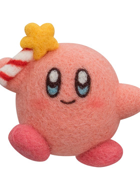 羊毛毡戳戳乐diy材料包手工自制创意玩偶送男友礼物挂件星之卡比