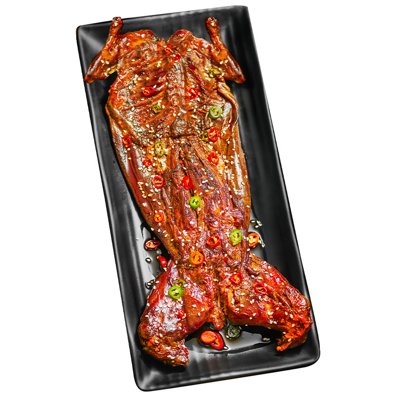 手撕兔四川成都特产整只香辣烤全兔肉麻辣兔头兔腿零食自贡冷吃兔