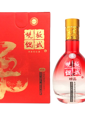 河北承德特产白酒 板城烧锅36度浓香型白酒 精品红柔450ml单瓶