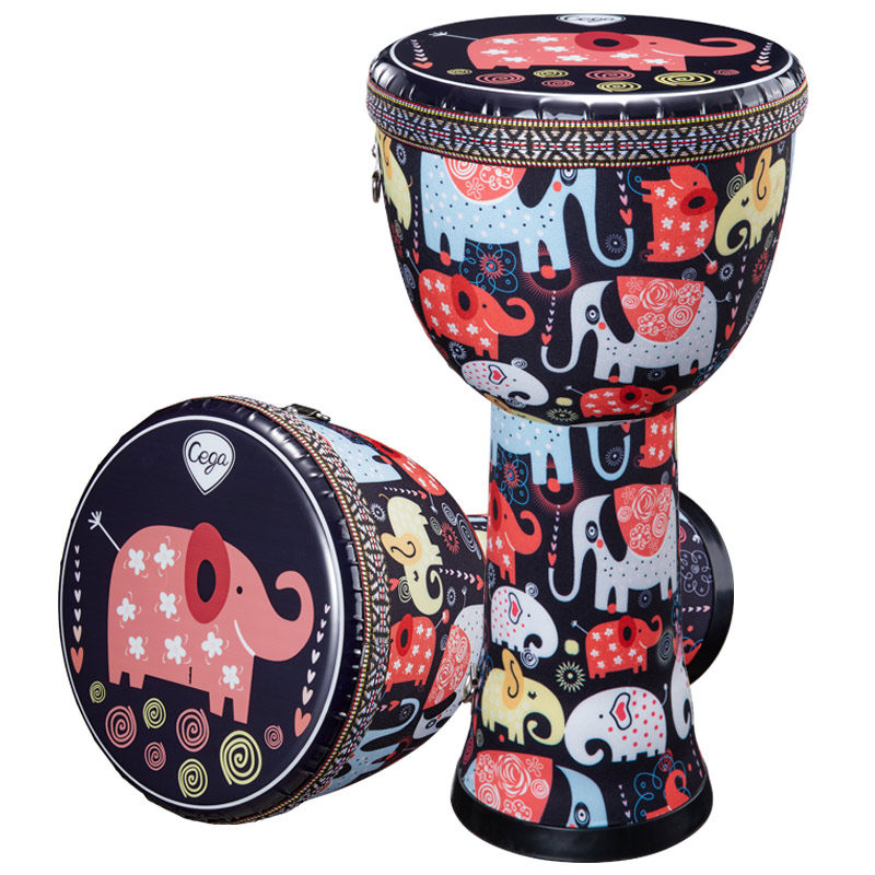 前谷非洲鼓儿童幼儿园便携标准8/10/12寸pvc手拍鼓打击乐器初学者