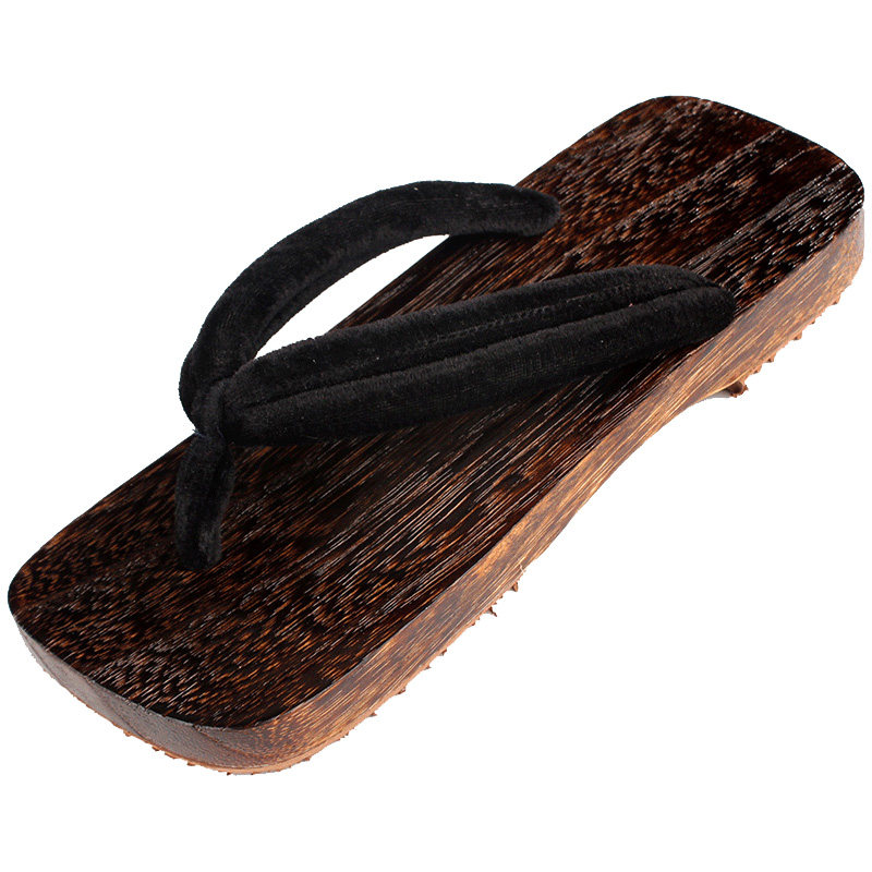 木屐女日式厚底木屐鞋cos日本人字拖男女情侣木鞋夏中国风木拖鞋