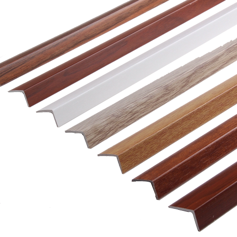 pvc塑料l型木地板收边条直角线条门压条7字型木地板压边条