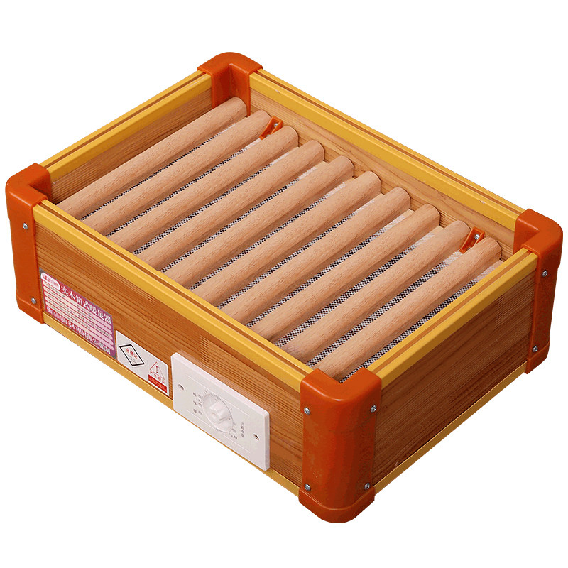 实木取暖器家用节能烤火炉箱小型烘脚神器暖脚器烤脚电火桶烤火器