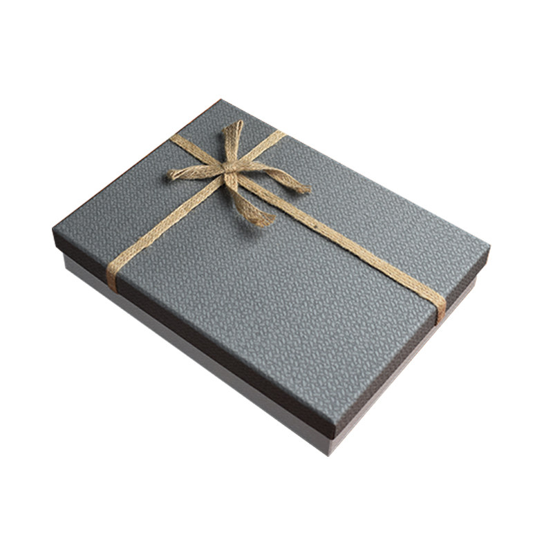 包邮长方形麻绳简约商务礼品盒衣服衬衫包装盒生日礼盒支持定制
