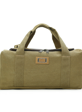 超大容量手提包男加厚帆布旅行包