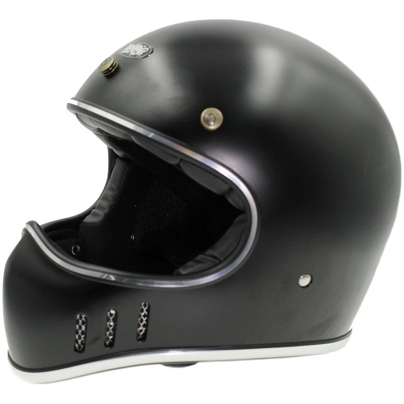 蒙古人台湾进口mongolian复古机车头盔moto3哈雷小猪头摩托车全盔