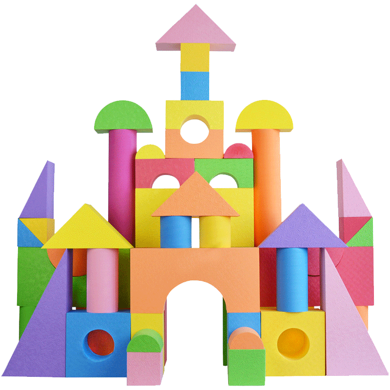 斯尔福eva大型软体泡沫积木幼儿园搭建积木儿童益智玩具女孩礼物