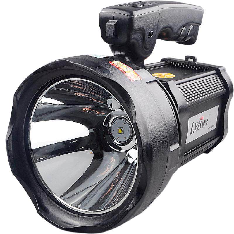 强光灯远射超亮户外大功率家用充电多功能米电瓶灯led手电筒5000 - 侣