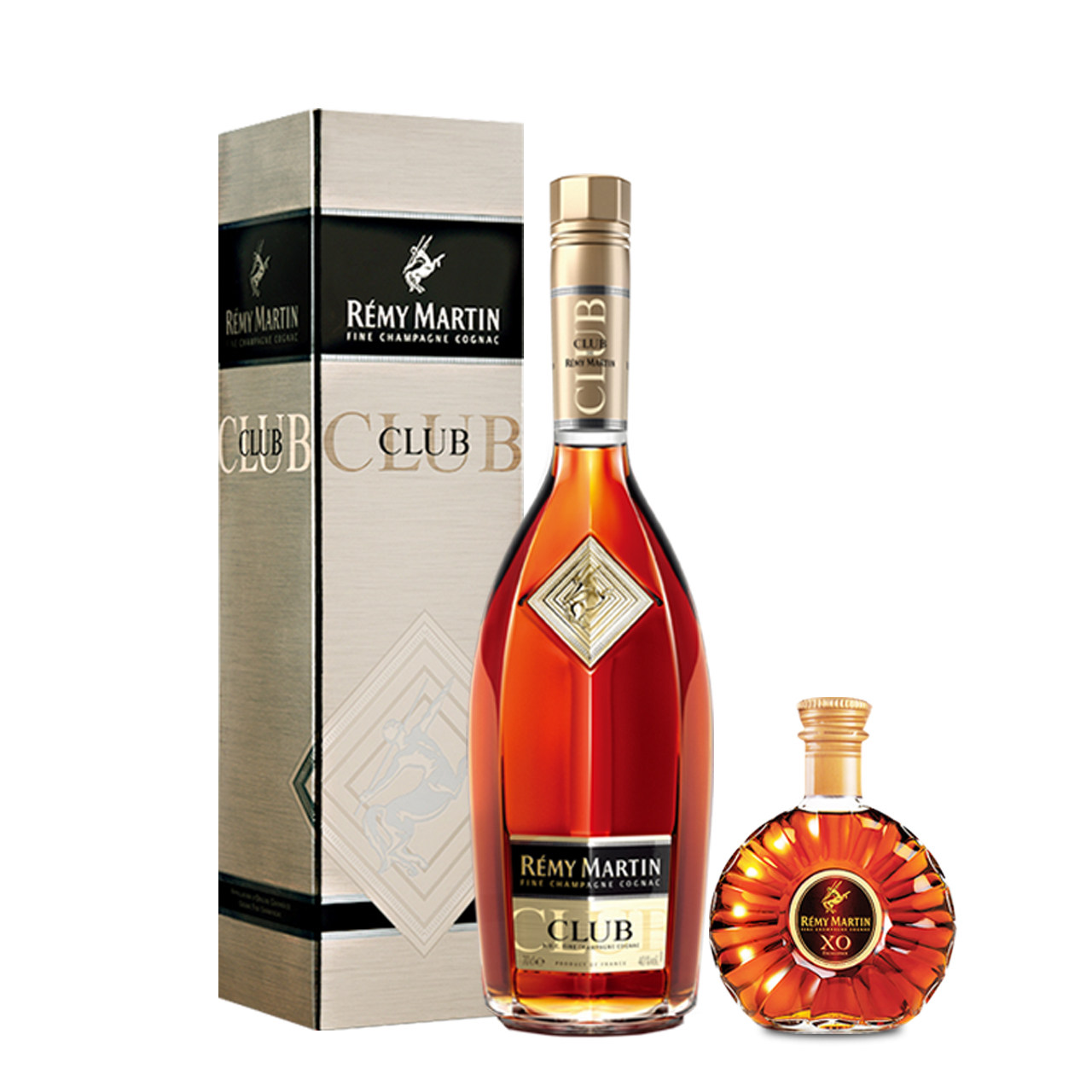 品牌旗舰法国人头马club优质香槟区干邑白兰地350ml进口洋酒