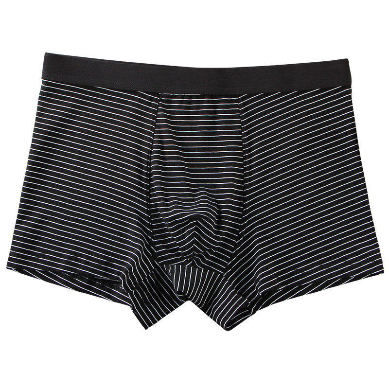 男士内裤平角裤莫代尔棉个性四角裤韩版潮流男生宽松舒适裤头衩子