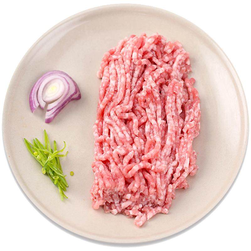 膳博士黑猪肉新鲜土猪肉馅300g夹心肉糜肉馅猪肉沫饺子馅前腿肉米