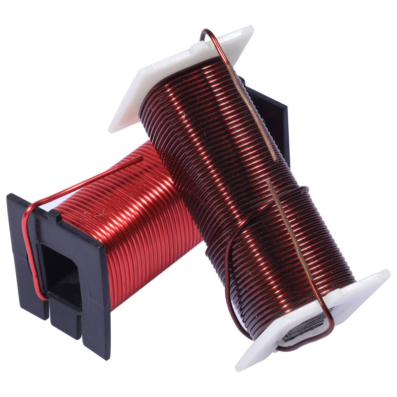 16mm铁芯电感线圈4n无氧铜音箱分频器实心线圈05mh20mh定做