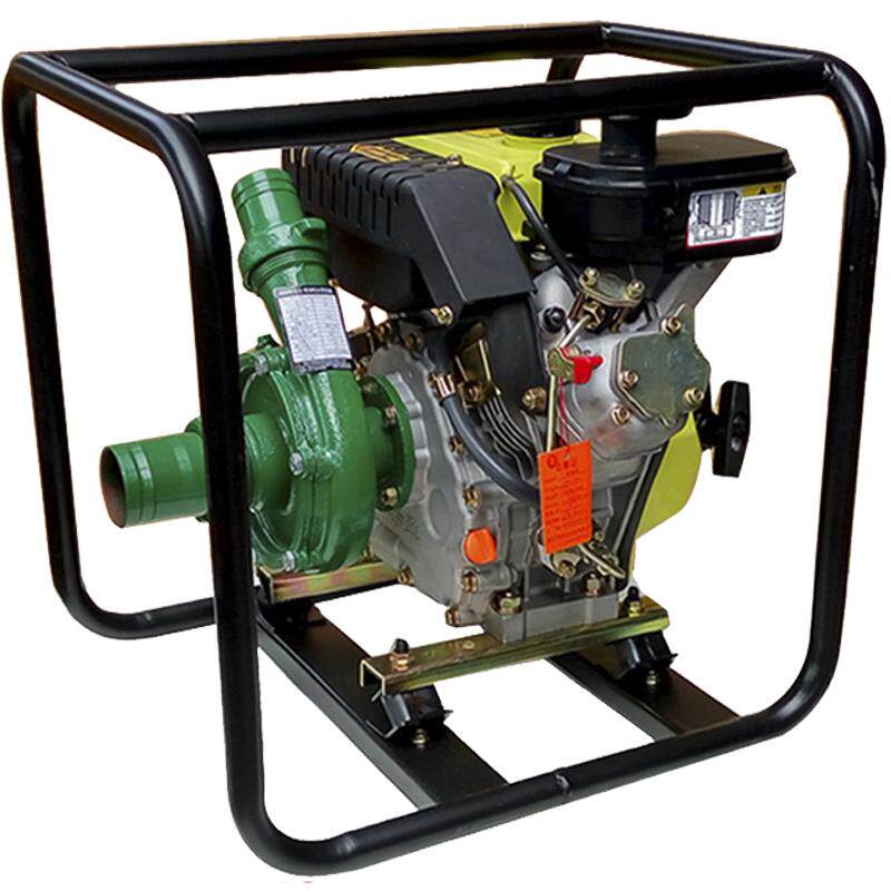 冲藕高杨程柴油抽水机2寸抽水泵离心泵农用排灌溉机高压力挖藕泵 - 帝