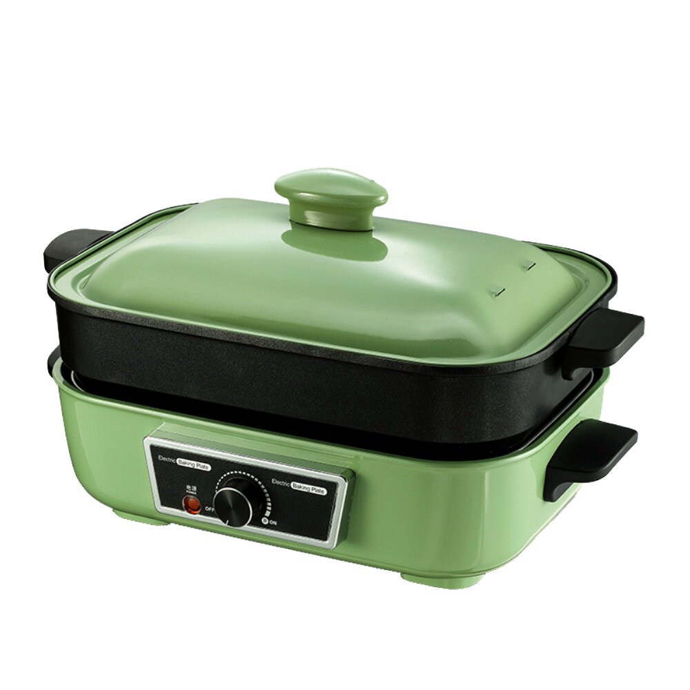 多功能料理锅小型电烧烤炉家用无烟烤肉火锅锅煎煮一体抖音网红锅