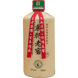 贵州秉乾老窖酒金质五酱香型白酒53度500ml 烧坊高度酒礼盒装一瓶