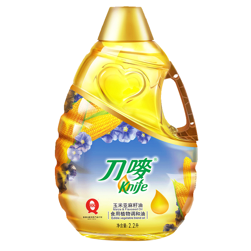 香港刀唛玉米亚麻籽油食用油44l