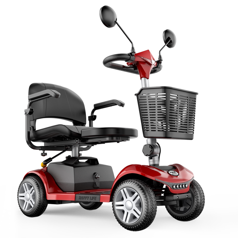 英格威老年人代步车四轮双人电动车残疾人电动助力车折叠电瓶车