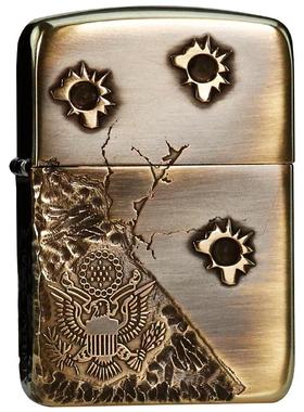 美国zippo打火机正版 原装正品纯铜1941b复刻弹痕记忆 zp男士礼物