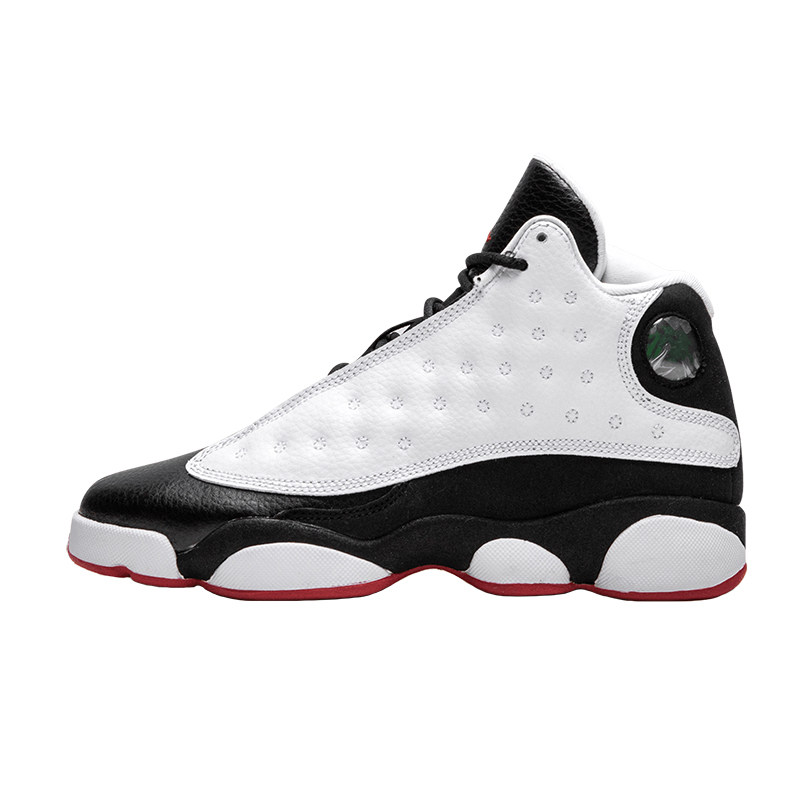 air jordan 13 gs aj13熊猫正代18年复刻 女子篮球鞋 884129-104