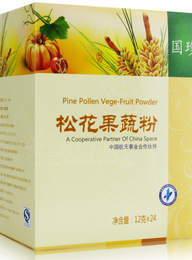 正品国珍松花果蔬粉12g*24袋
