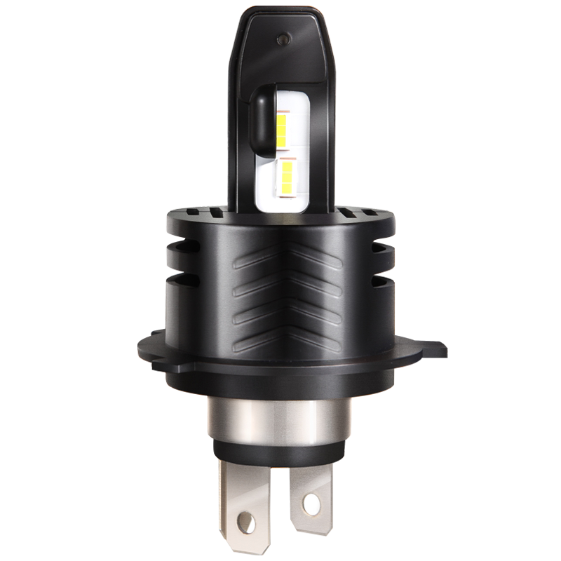 无线汽车led大灯h4远近光一体化车灯前大灯12v强光超高亮灯泡改装