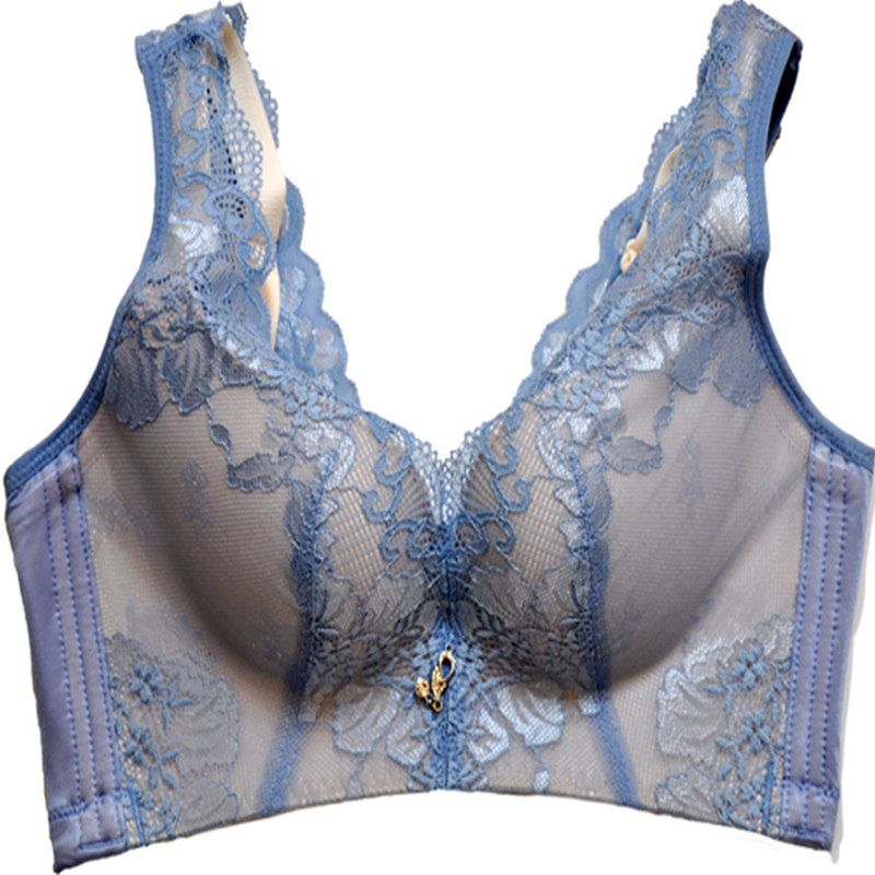 无钢圈收副乳调整型内衣女聚拢性感背心款胸罩 - 伊人风采内衣专柜