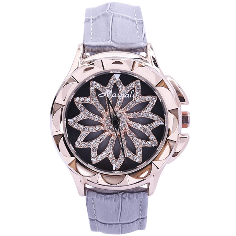 时来运转手表女玛莎莉2019新款潮防水女士腕表时尚大气学生石英表_5折