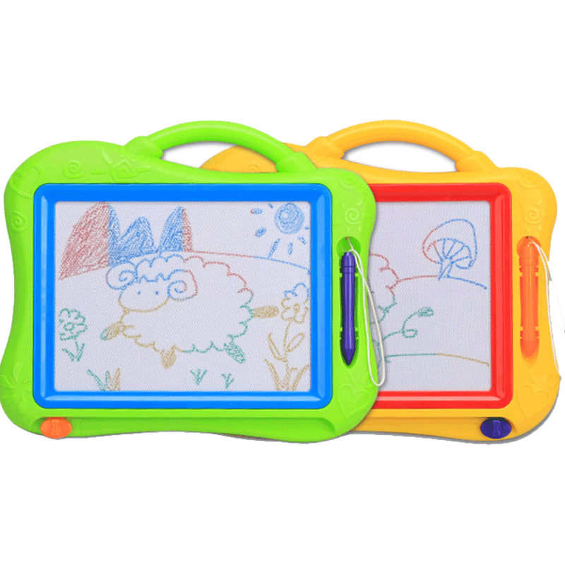 第一教室大号磁性彩色涂鸦画板宝宝绘图写字板儿童涂色幼儿玩具