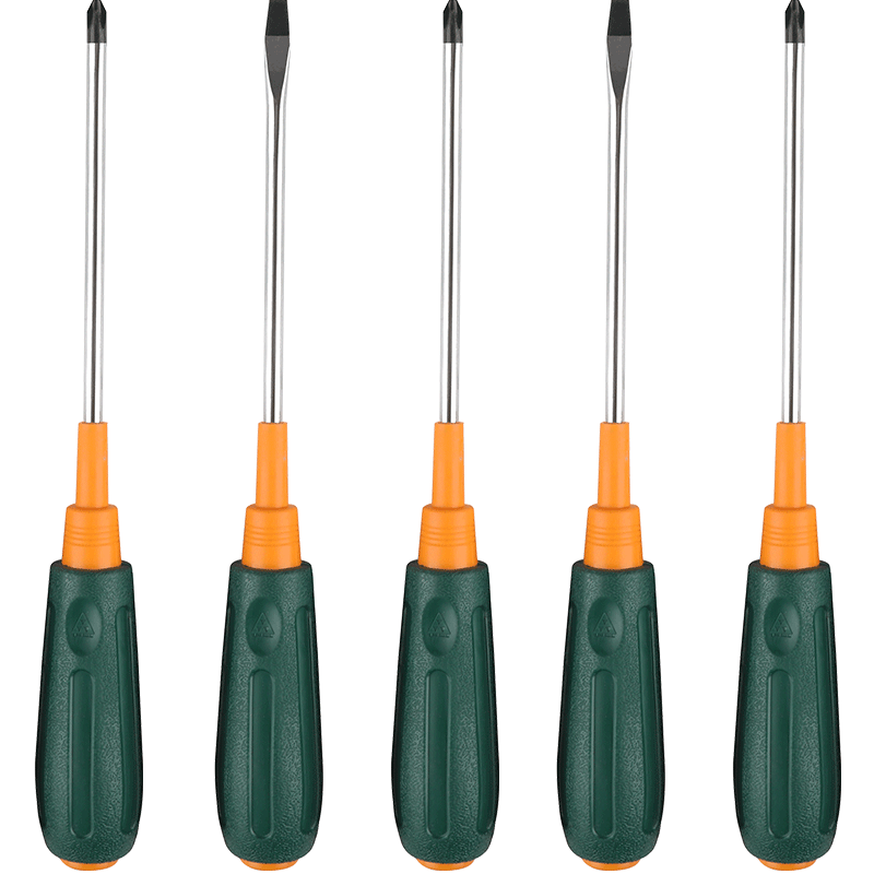 绿林十字螺丝刀小改锥超硬工业级强磁罗丝刀一字梅花工具套装起子