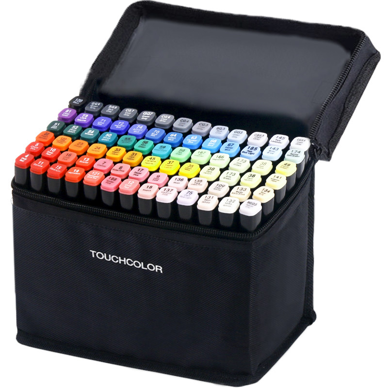 touchcolor马克笔专用笔袋 防水双层收纳袋24/30/40/60/80/168色笔袋
