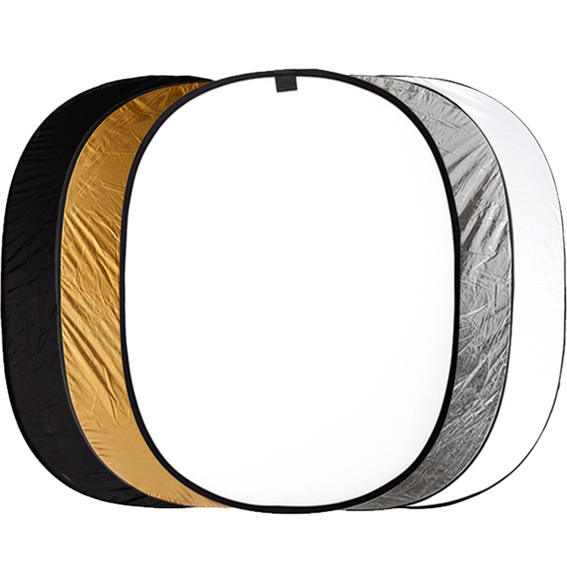 反光板150*200cm黑白金银柔光五合一便携户外补光柔光板拍摄打光板