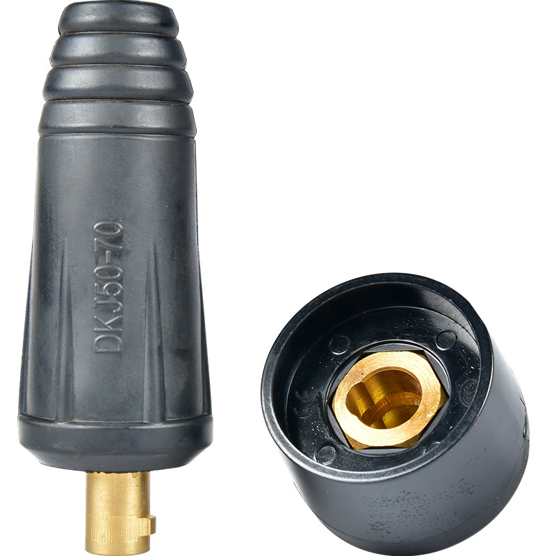 200电焊机快速接头250氩弧焊地线插座315插头公母全套400纯铜快插