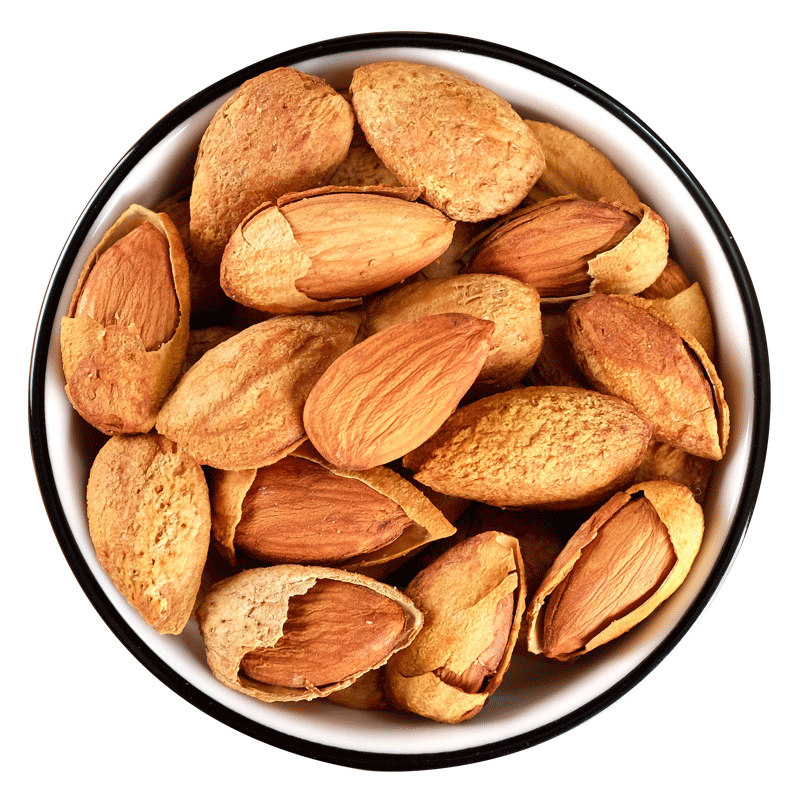 新货巴旦木坚果仁500g散装巴达木扁桃仁巴坦木大杏仁原味干果零食