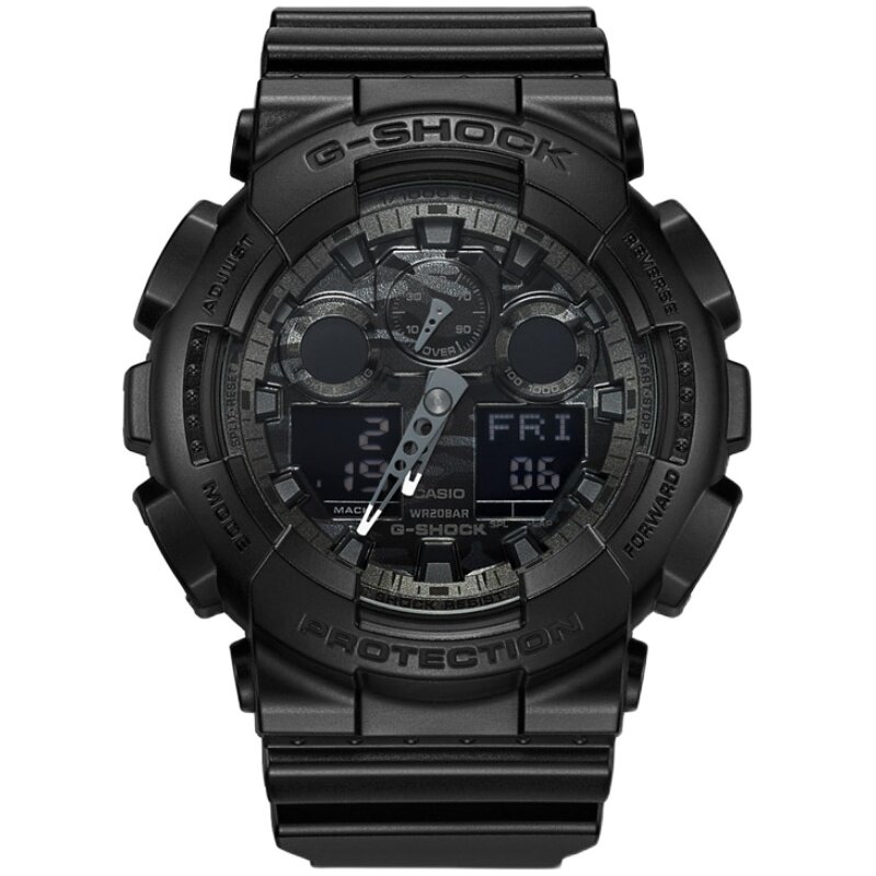 卡西欧手表男李现同款gshock黑金黑武士运动青龙悟空限量版ga-110