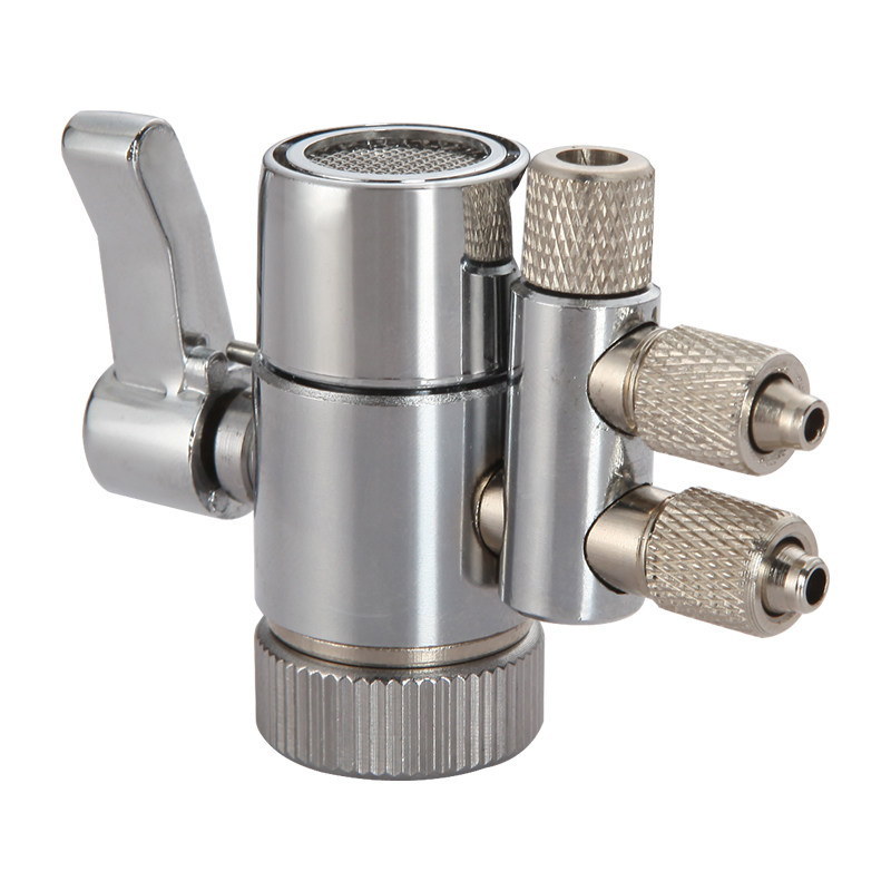 家用净水器转换接头进水三通球阀滤芯快接2分水龙头净水机配件