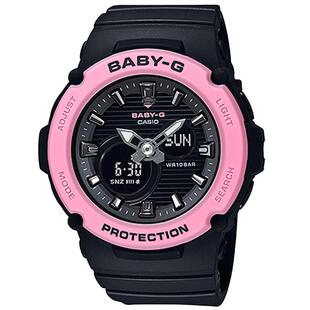 casio卡西欧手表女 新款baby-g时尚运动潮流防水清新女表bga-270 券