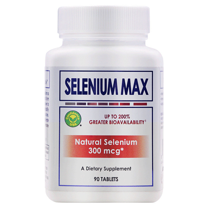 硒片补硒正品美国信心hpv麦芽硒维e片维生素硒元素片免疫力保健品